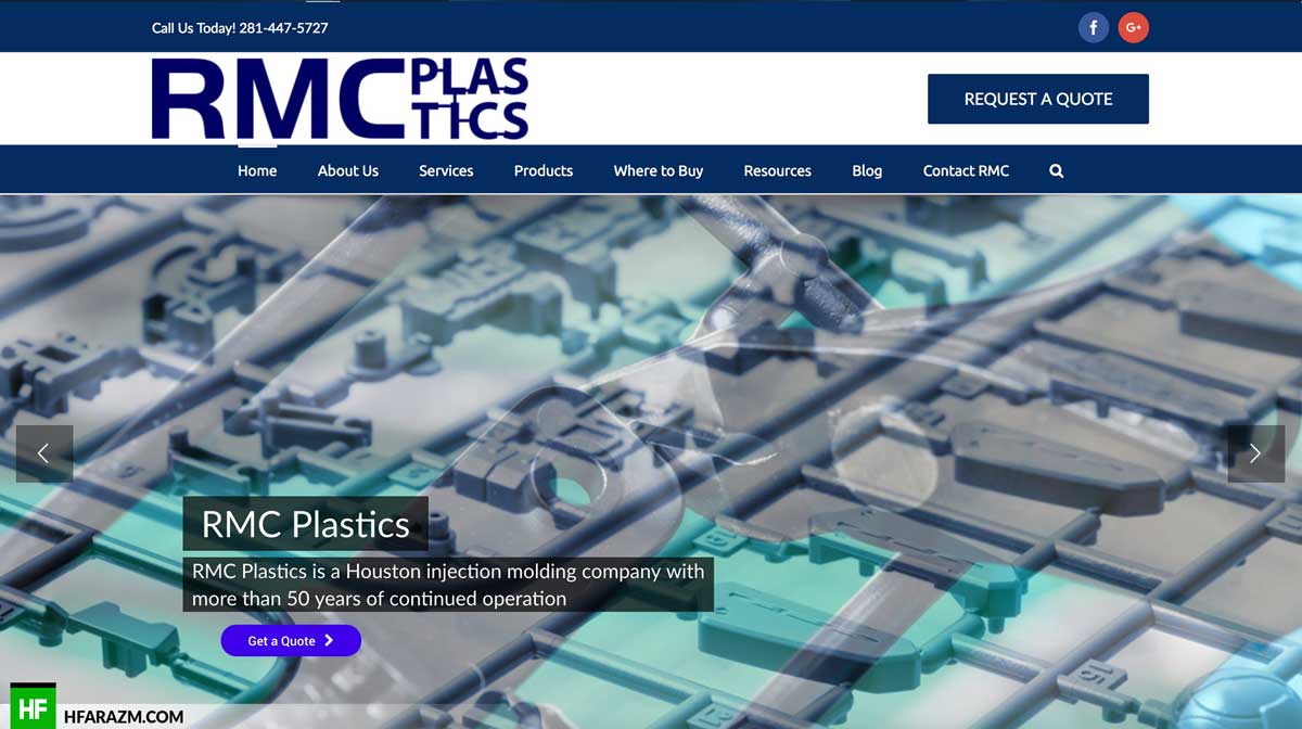 rmc-plastics-home-page-web-design-development-portfolio-hfarazm