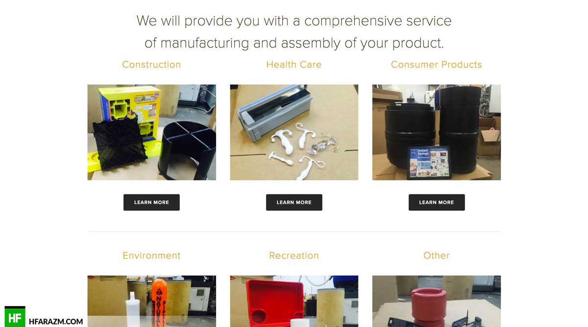 am-plastics-services-page-web-design-development-portfolio-hfarazm