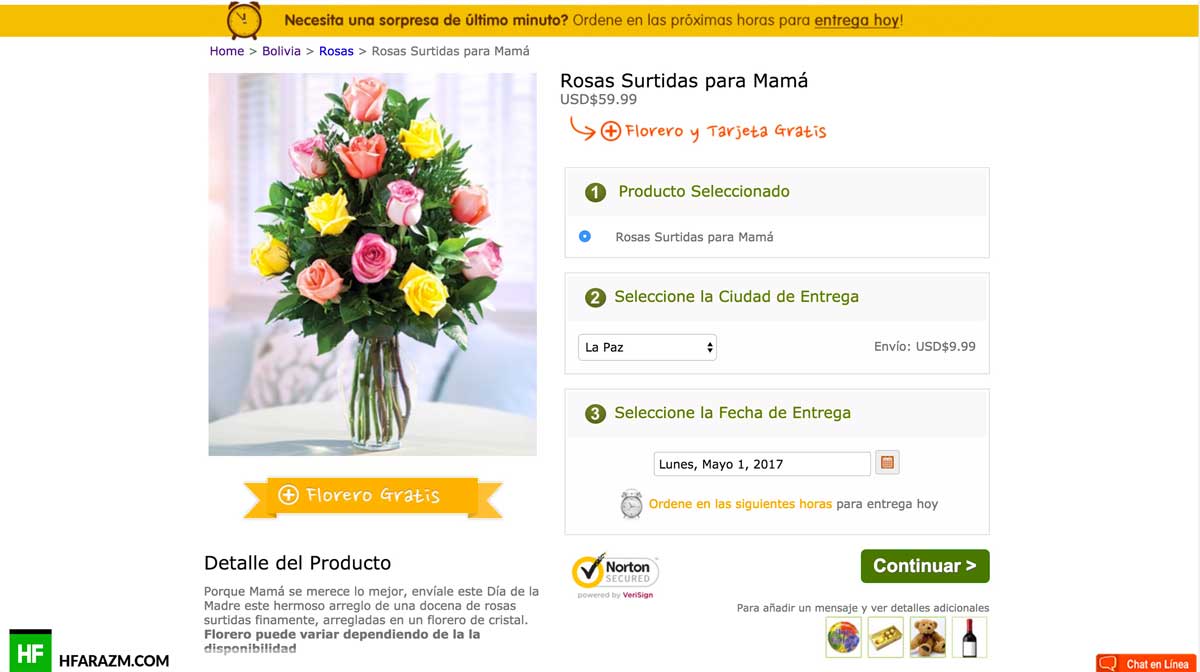 da-flores-product-description-page-web-optimization-website-review-portfolio-hfarazm