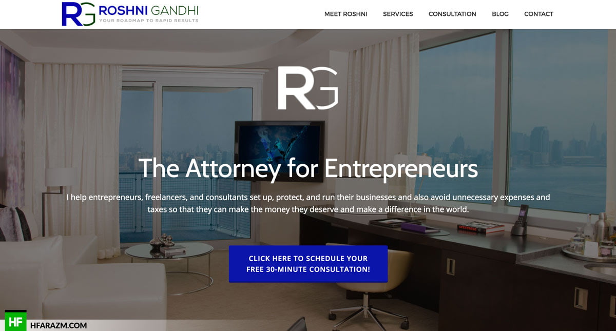 Roshni-Gandhi-Attorney-Law-California-web-design-portfolio-hfarazm