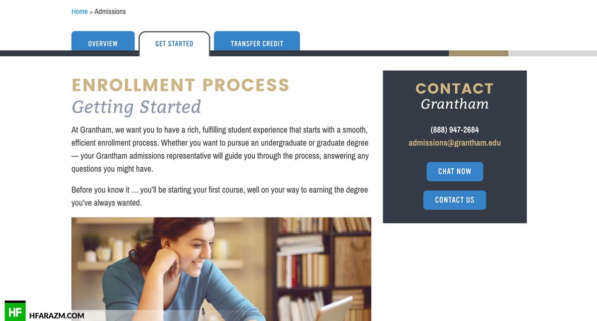 enrollment-process-grantham-web-design-development-hfarazm-software-agency