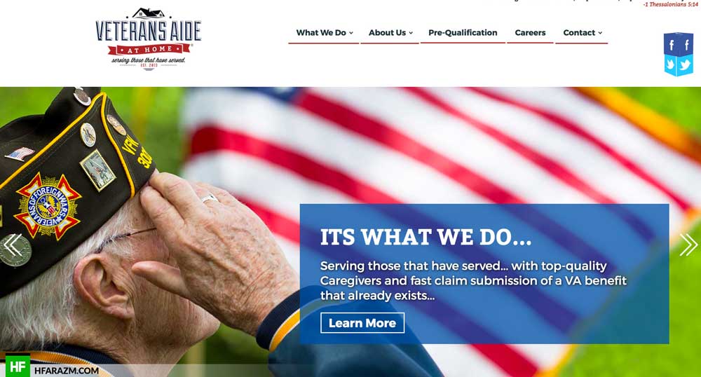 veterans-aide-home-page-web-design-seo-hfarazm-software-portfolio-design-agency
