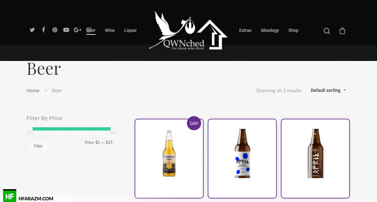 qwnched-beer-types-web-design-portfolio-Hafrazm